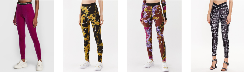 Naisten legginsit Versace Couture Naisten legginsit Versace Couture